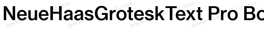 NeueHaasGroteskText Pro Bold字体转换